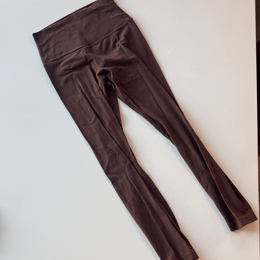 Brown lululemon 25 in leggings